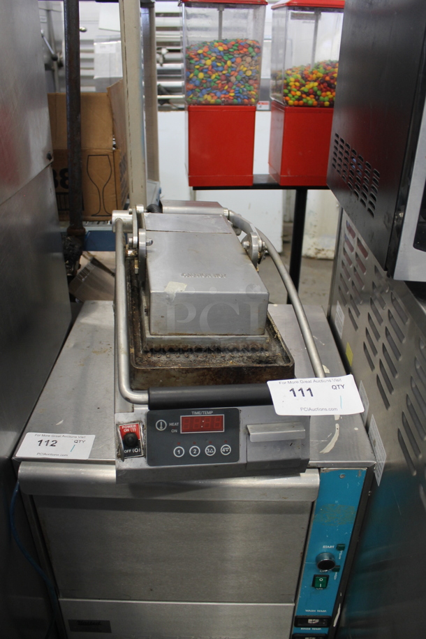 Star PGT7E Stainless Steel Commercial Countertop Electric Powered Panini Press. 120 Volts, 1 Phase. Tested and Working!