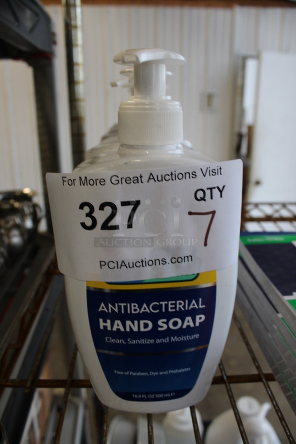 7 UltraClean Antibacterial Hand Soap Bottles. 3.5x2.5x7. 7 Times Your Bid!