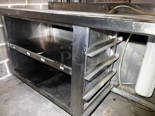 Stainless Prep Table W/Undercounter Storage 
109.5"X36" - Image 2 of 2