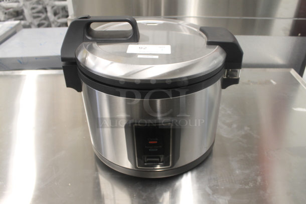 BRAND NEW SCRATCH AND DENT! EH LCX-6L Stainless Steel Commercial Countertop Rice Cooker. 120 Volts, 1 Phase. - Image 1 of 6