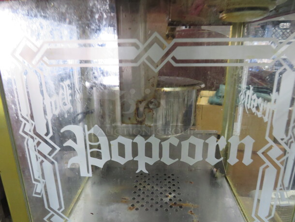 One Old Time Nostalgia Popcorn Popper On Wheels. Missing 1 Door. 15X24X61 - Image 2 of 5