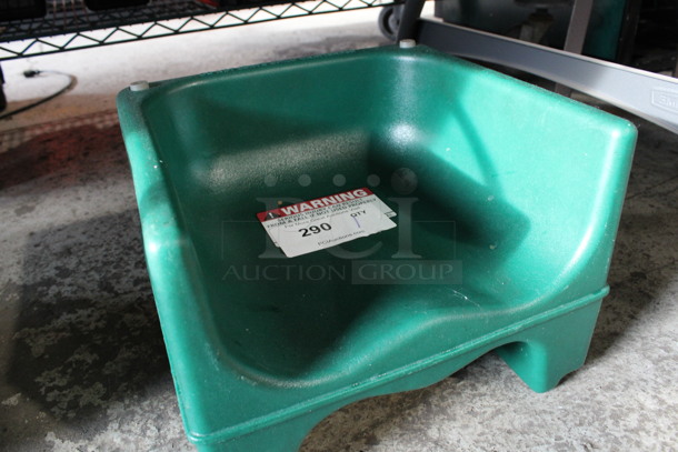 Green Poly Booster Seat. 12.5x12x9 - Image 3 of 3