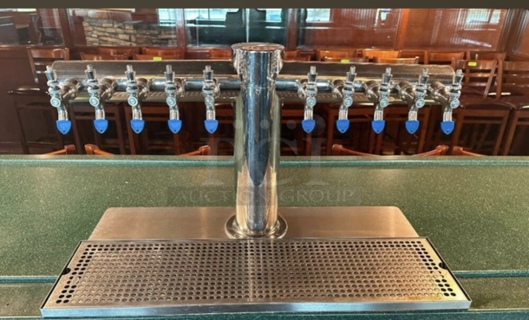 10 Tap Draft Tower W/Drainage Plate