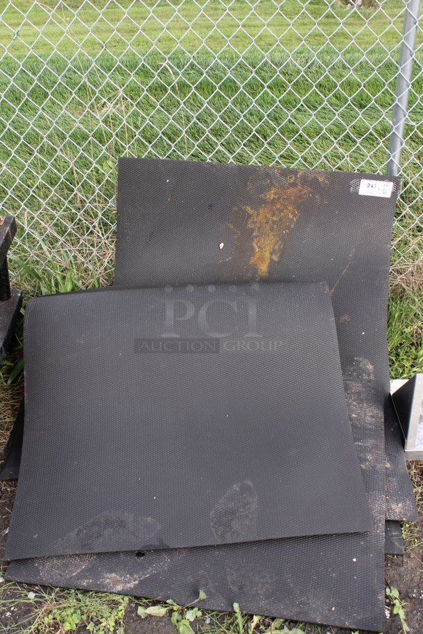 ALL ONE MONEY! Lot of 6 Various Black Floor Mats. - Image 1 of 3