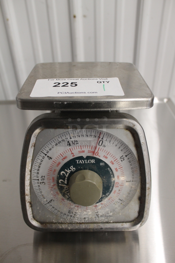 Taylor Stainless Steel Portion Control Scale. - Image 1 of 2