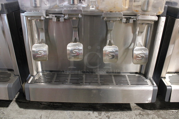 2018 Crathco Model CS-4E/2D/3D-16 Stainless Steel Commercial Countertop 4 Hopper Refrigerated Drink Machine. 120 Volts, 1 Phase. 21x18x28. Tested and Working! - Image 3 of 8