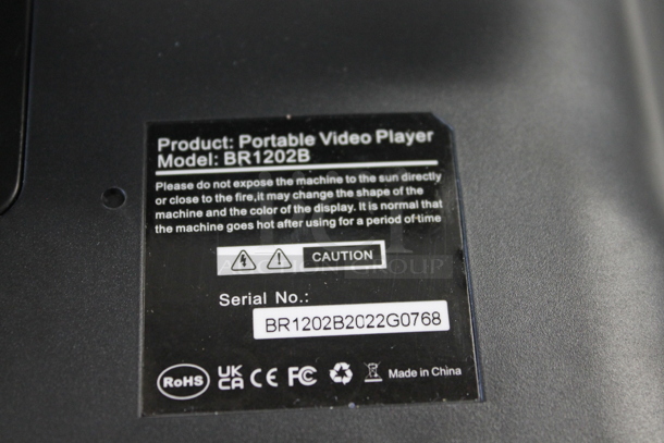 Naviskauto BR1202SB Portable DVD Player / Video Player. - Image 10 of 10
