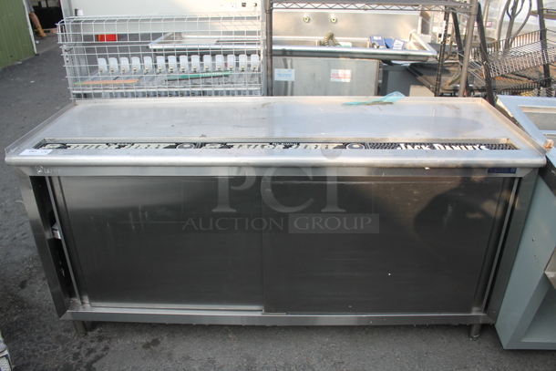 Commercial Stainless Steel Table With Undercabinet And Bar Mats - Image 2 of 11