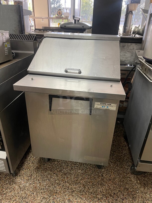 True TSSU-27-12M-B-ADA-HC 27 inch Commercial Sandwich/Salad Prep Table w/ Refrigerated Base, 115v NSF  - Image 1 of 7