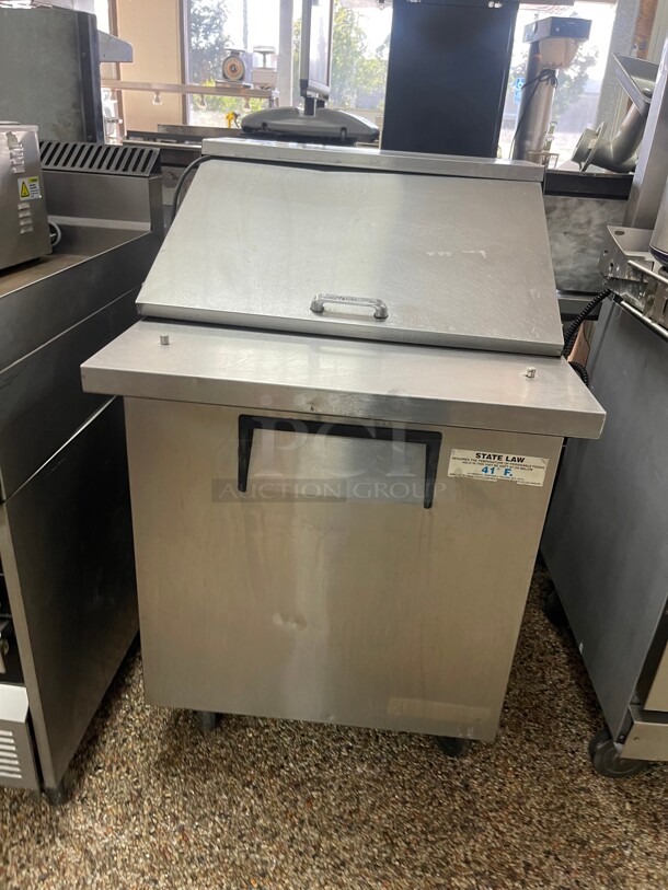 True TSSU-27-12M-B-ADA-HC 27 inch Commercial Sandwich/Salad Prep Table w/ Refrigerated Base, 115v NSF  - Image 3 of 7