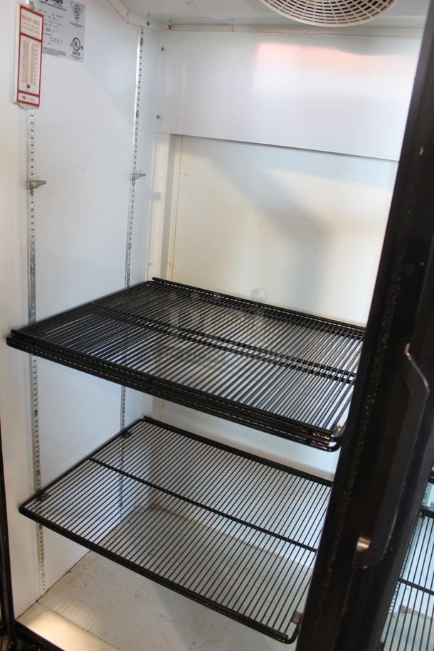 Vendo G342 Metal Commercial 2 Door Reach In Cooler Merchandiser w/ Poly Coated Racks. 115 Volts, 1 Phase. Tested and Powers On But Does Not Get Cold - Image 4 of 8