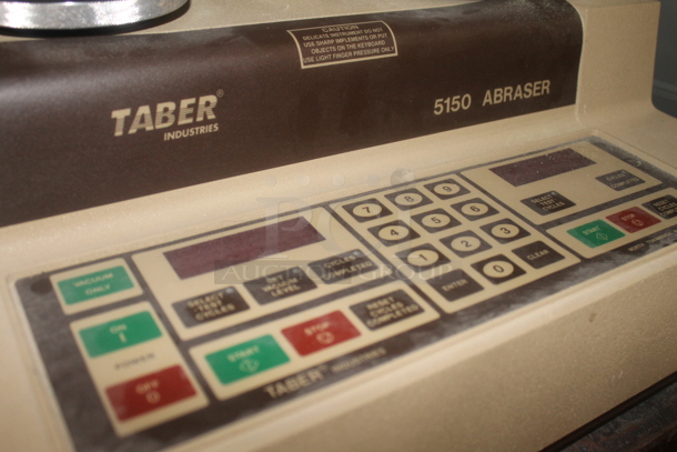 Metal 2 Tier Cart w/ Contents Including Taber 5130 Abraser and Taber 5150 Abraser on Commercial Casters. - Image 8 of 8