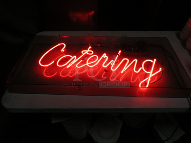 One Working CATERING Neon. 39X3.5X18 - Image 1 of 1