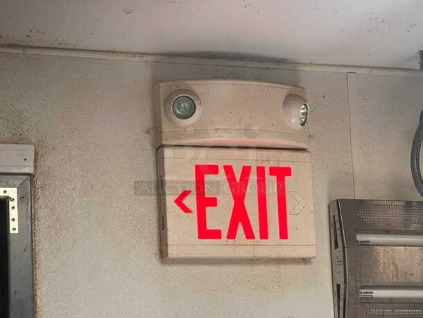 Exit Signs 
Your Bid x 4 - Image 1 of 1
