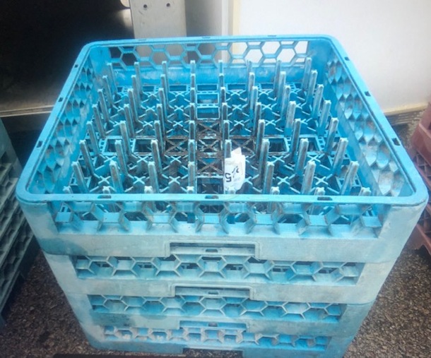 Blue Dishwasher Rack. 3XBID