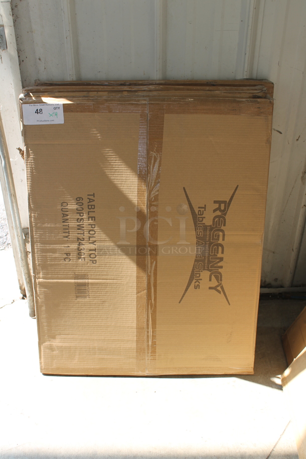 6 BRAND NEW IN BOX! Regency 600PSWT2430F White Poly Cutting Table Cutting Boards. 6 Times Your Bid. - Image 2 of 4