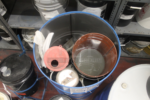 ALL ONE MONEY! Lot of Various Metal Barrels and Poly Buckets. BUYER MUST REMOVE. - Image 11 of 12