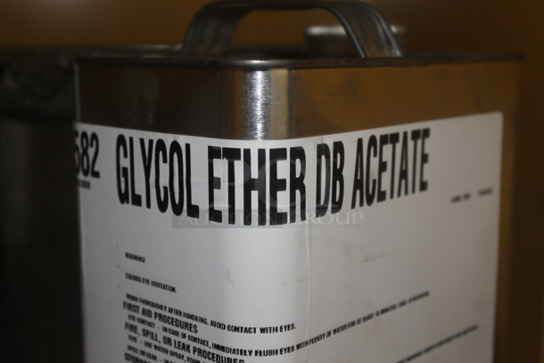 Yellow 2 Door Cabinet w/ Contents Including Acetate Solvent, Glycol Ether EEP, Glycol Ether DB Acetate. BUYER MUST REMOVE. - Image 5 of 11