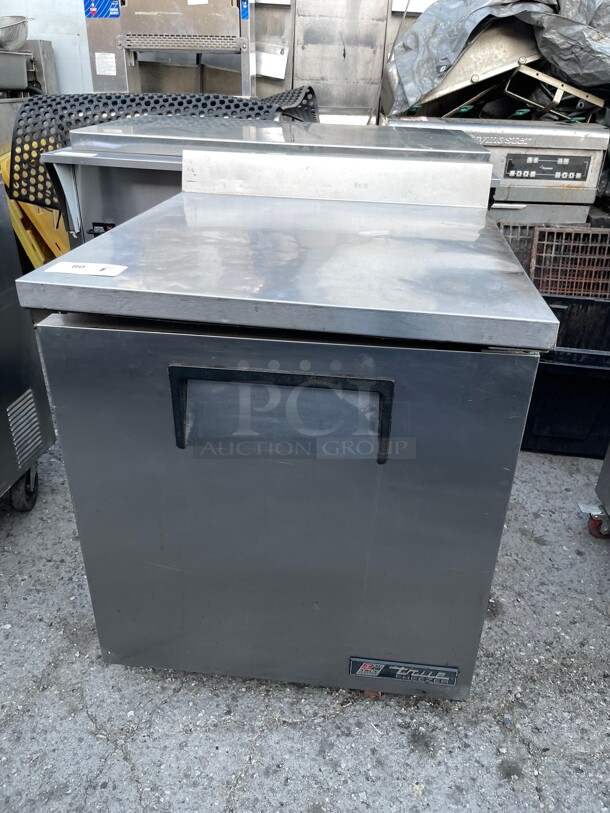 Nice! True Worktop Refrigerated Cooler With Back Splash NSF 115 Volt Tested and Working! - Image 3 of 8