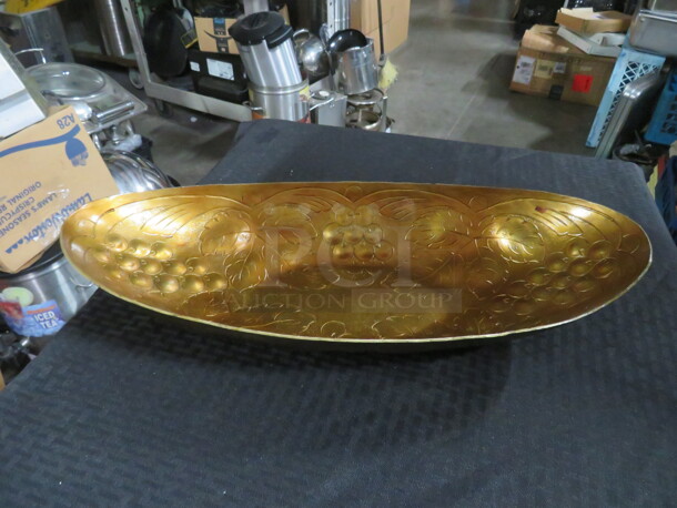 One 20X9 Metal Serving Bowl. - Image 1 of 1