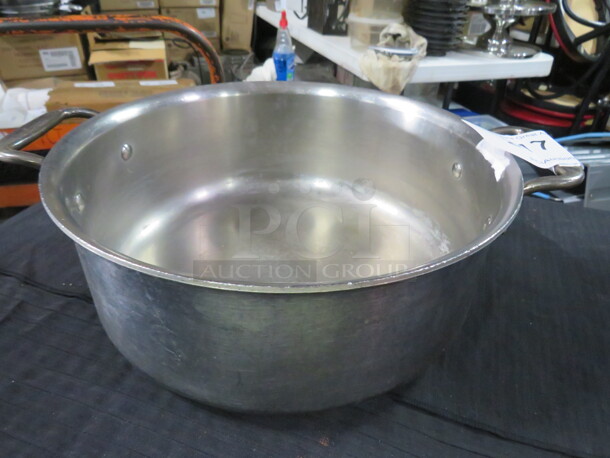 One 11X4 Heavy Duty All Clad Stainless Steel Stock Pot. 