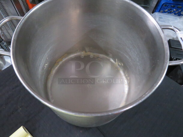 One 11X9 Heavy Duty  Stainless Steel Stock Pot.  - Image 2 of 2