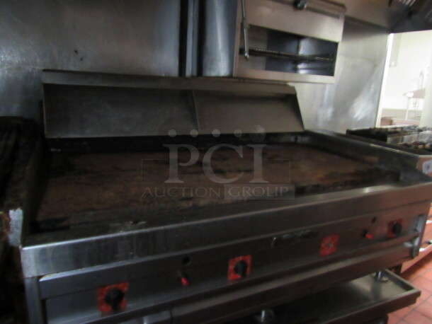 One SS Natural Gas Counter Top  Magi Kitchen Griddle. Model# MGK48ST. 48X32X25. $16008.00