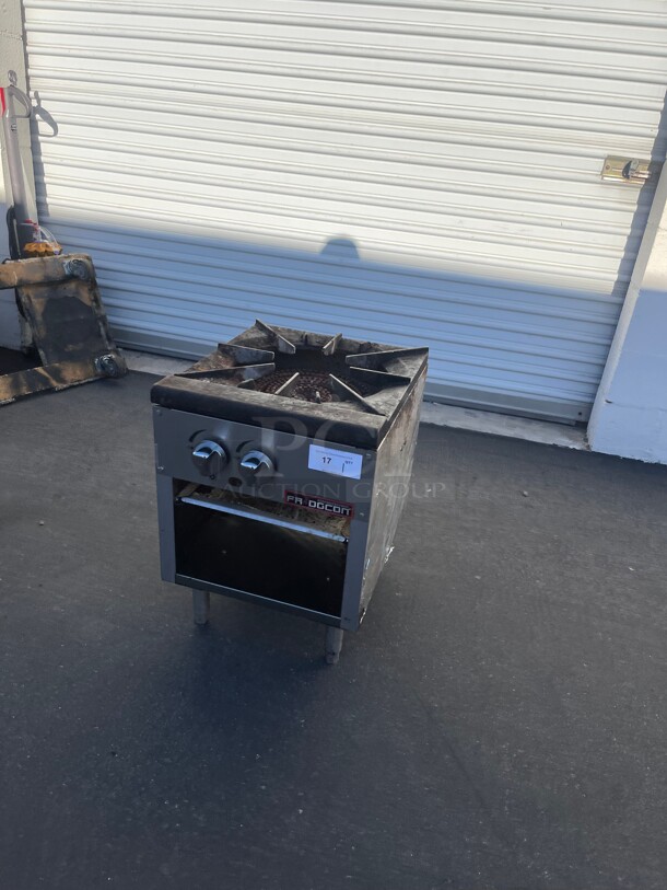 Clean! FRIDGCON FTSP-18-1 18 inch ONE BURNER STOCK POT RANGE Natural Gas NSF Great For Large Pots Tested and Working! - Image 4 of 6