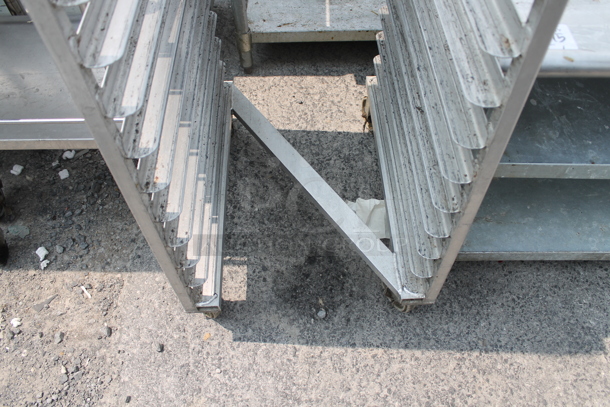 Metal Commercial Pan Transport Rack on Commercial Casters. - Image 3 of 3