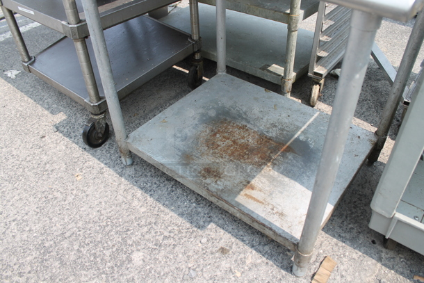 Stainless Steel Commercial Table w/ Back Splash and 2 Under Shelf. - Image 3 of 3