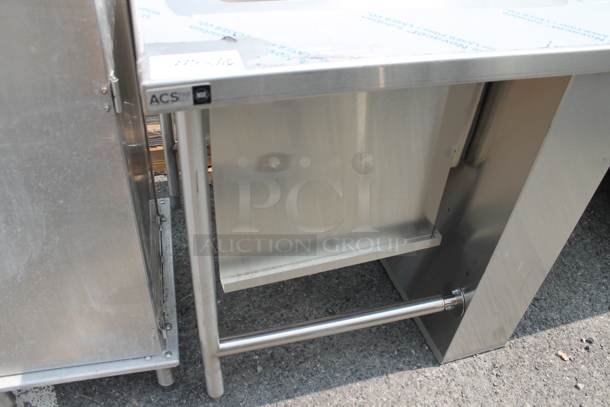 BRAND NEW SCRATCH AND DENT! Stainless Steel Commercial Table w. Bay and Under Shelf. - Image 2 of 5