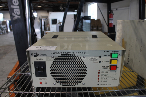 Fusion UV P300MT Metal Countertop Power Supply. 200/208/220/240 Volts, 1 Phase. - Image 1 of 4