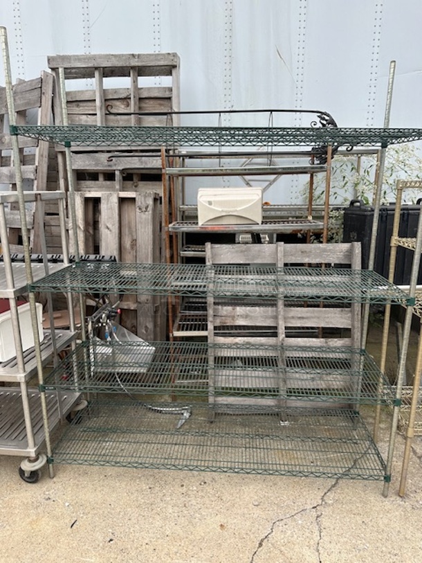 One Metro Shelf With 4 Shelves. 72X24X86.5 - Image 1 of 1