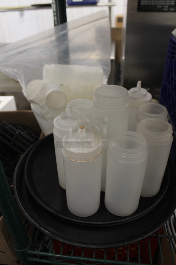 ALL ONE MONEY! Tier Lot of Various Items Including Poly Drop In Bins and Poly Condiment Bottles - Image 2 of 5