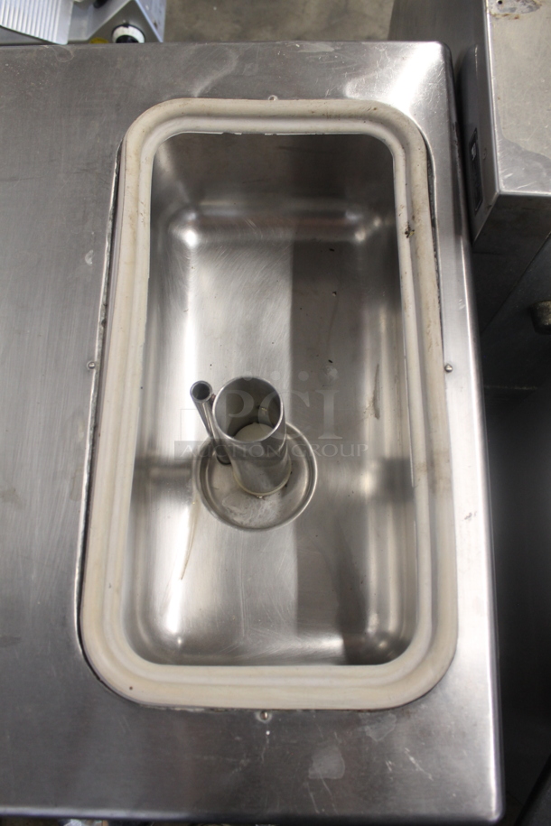 Taylor B415-22 Commercial Stainless Steel Countertop Air Cooled Soft Serve Freezer With One Hopper. 208V, 1 Phase.  - Image 10 of 10