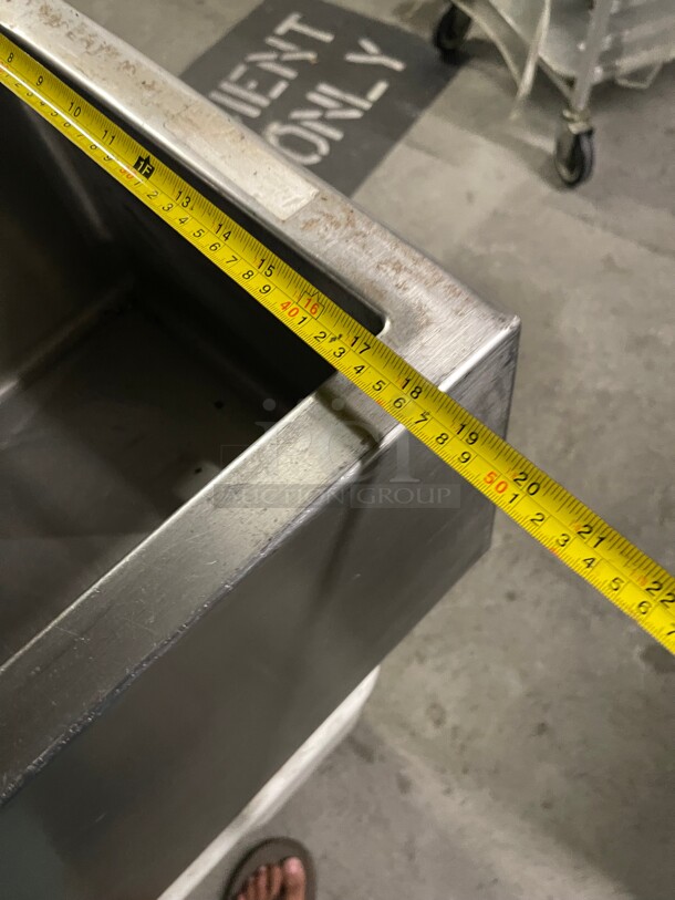 Clean! Regency 18x24 Underbar Ice Bin - 77 lb. NSF - Image 7 of 8