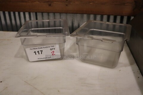 Plastic Rectangle Prep/Containers 
Your Bid x 4