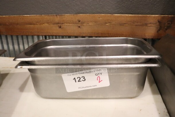 Stainless Steel Prep/Pans
Qty 2
12.75x7x4
Your Bid x 2 - Image 1 of 1