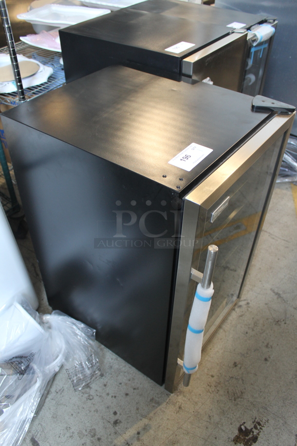 BRAND NEW SCRATCH AND DENT! Danby DWC114BLSDD Stainless Steel Commercial 38 Bottle Capacity Wine Chiller Cooler Merchandiser. 115 Volts, 1 Phase. Tested and Working! - Image 7 of 9
