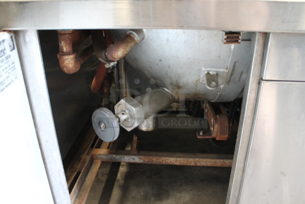 Vulcan Hart VDMT-40 Stainless Steel Commercial Floor Style Direct Steam Powered Steam Kettle. - Image 6 of 8