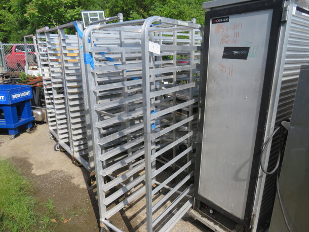 One Speed Rack On Casters. 20.5X28X65