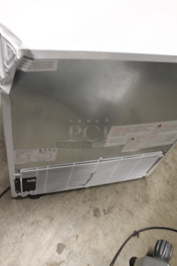 BRAND NEW SCRATCH AND DENT! Excellence CTF-3HC Commercial Stainless Steel Electric Countertop Display Freezer With Polycoated Shelves. 110-120V. Tested and Powers On But Does Not Get Cold
 - Image 4 of 6