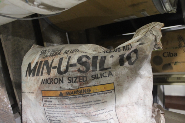 ALL ONE MONEY! PALLET LOT OF Various Items Including Bi Flare 83 Luster Pigment, SeamTek Grout and Finish Resin, Organic Peroxide, Spectrum Chemical, Min-u-sil 10 Silica. BUYER MUST REMOVE.  - Image 7 of 12