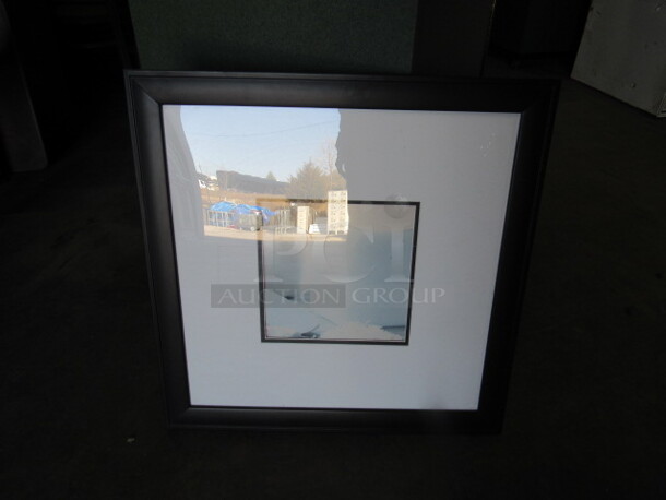 One 26X26 Framed Matted Picture. 