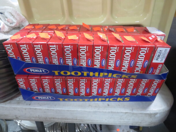 One Mega Lot Of Round Toothpicks. - Image 2 of 2