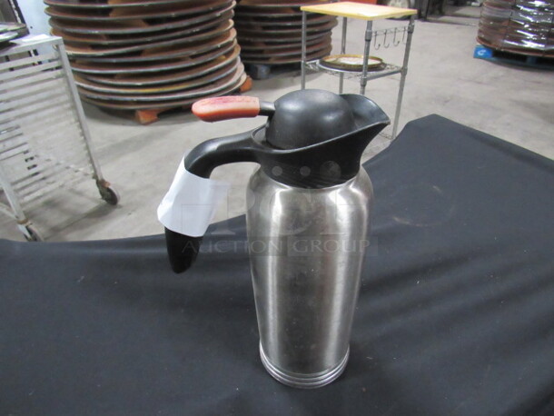 One Stainless Steel Creamer.