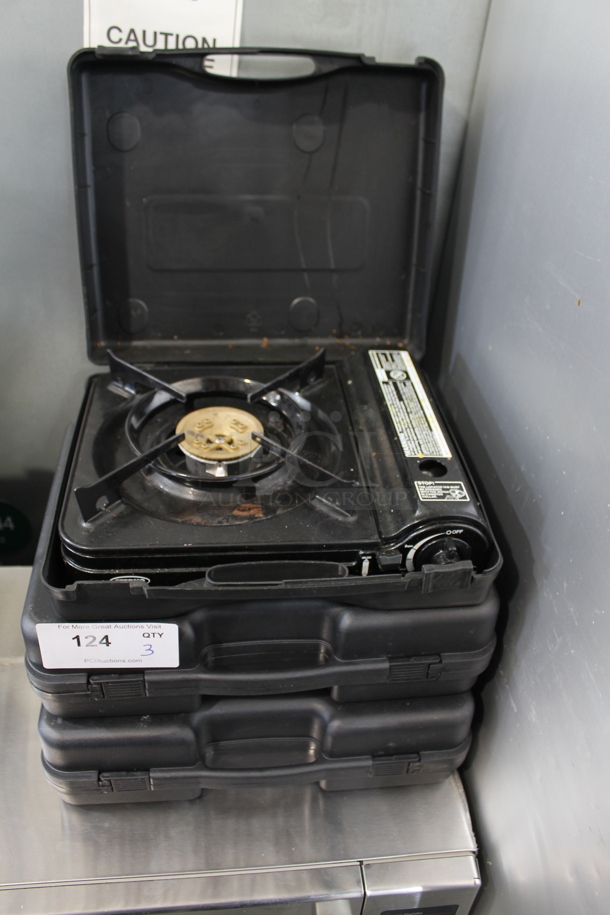 3 SternoCandleLamp 50106 Metal Countertop Single Burner Butane Powered Range in Hard Case. 3 Times Your Bid! - Image 1 of 4