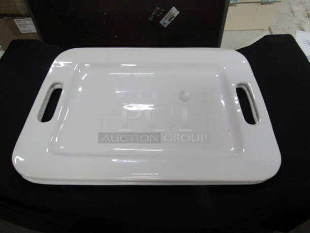 One 21X15 Rectangular Platter. 