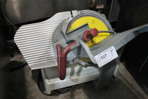 Berkel X13A-E Stainless Steel Commercial Countertop Meat Slicer. 120 Volts, 1 Phase. Tested and Working!