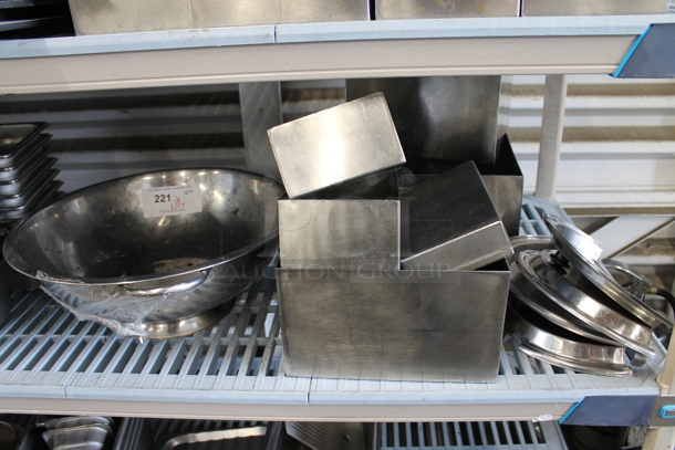 ALL ONE MONEY! Lot of Metal Including Bowls, Bins and Lids! - Image 1 of 4